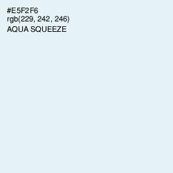 #E5F2F6 - Aqua Squeeze Color Image
